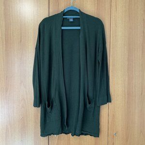 Long Green Cardigan